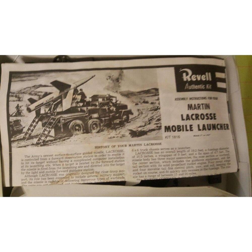 Explore the realm of model building with the 1/40 scale Martin Lacrosse Mobile L